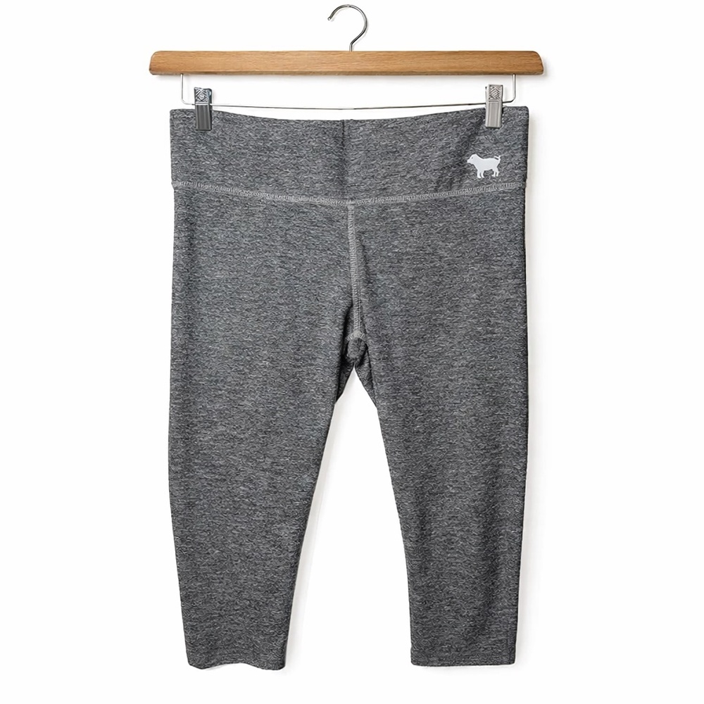PINK Victoria’s Secret Gray Leggings Small Yoga Activewear Stretch Gym Wear